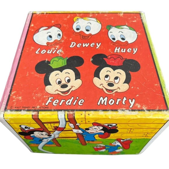 Vimtage Walt Disney Stacking 10 Boxes- Mickey Mouse, Donald Duck-1980s - Picture 7 of 15